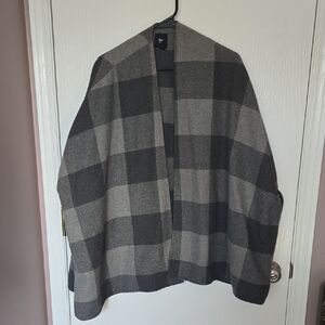 GAP | Gray Checkered Cardigan